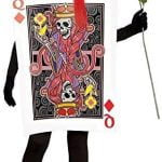 Queen of cards skull design