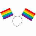Rainbow Flag Head Boppers On Headband
