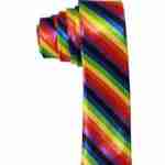 Rainbow Slim Tie