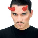 Red Demon Horns Prosthetic
