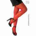 Red Glitter Flames Pantyhose
