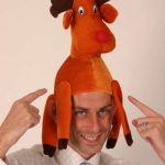 Reindeer Hat with Legs and Antlers