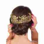 Renaissance Tiara - Crown Gold Etched