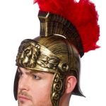 Roman Helmet With Feathers