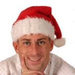 Santa Hat w/ Fur Trim