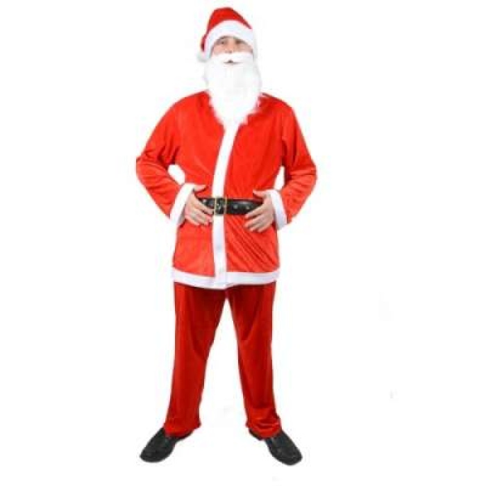 Santa Suit Deluxe Velour xm 4524 Img