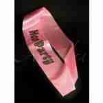 Sash- Hen Party Miss Behave Pink