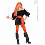 Satin Sash Headwrap - Red