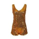 Sequin Gold Bodysuit
