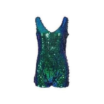 Sequin Green Bodysuit CL3GRN