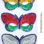 Sequin Multicolour Butterfly Eyemasks