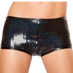 Sequin Shorts - Black