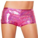 Sequin Shorts - Fuchsia Hollographic