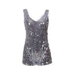 Sequin Silver Bodysuit
