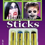 Set of 4 Halloween Jumbo Make-up Sticks