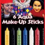 Set of 6 Aqua Make-Up Sticks with Dispenser