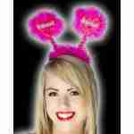 Shiny Foil Bridesmaid Bopper on a Luxury Pink Heart