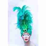 Show girl Headdress Green