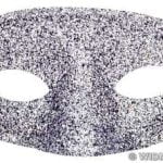 Silver Glitter Acapulco Masks