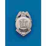 Silver Police Badge