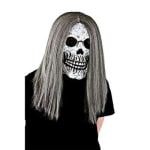 Skeleton with Hair - Deluxe Foam Mask