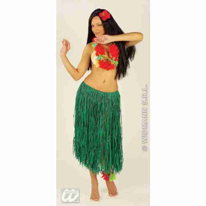 Skirt Green Rafia Hula 3373V