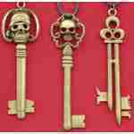 Skull Key Necklace