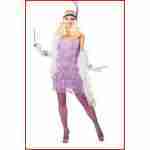 Snazzy Flapper- Metallic Lilac