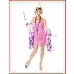 Snazzy Flapper- Metallic Pink