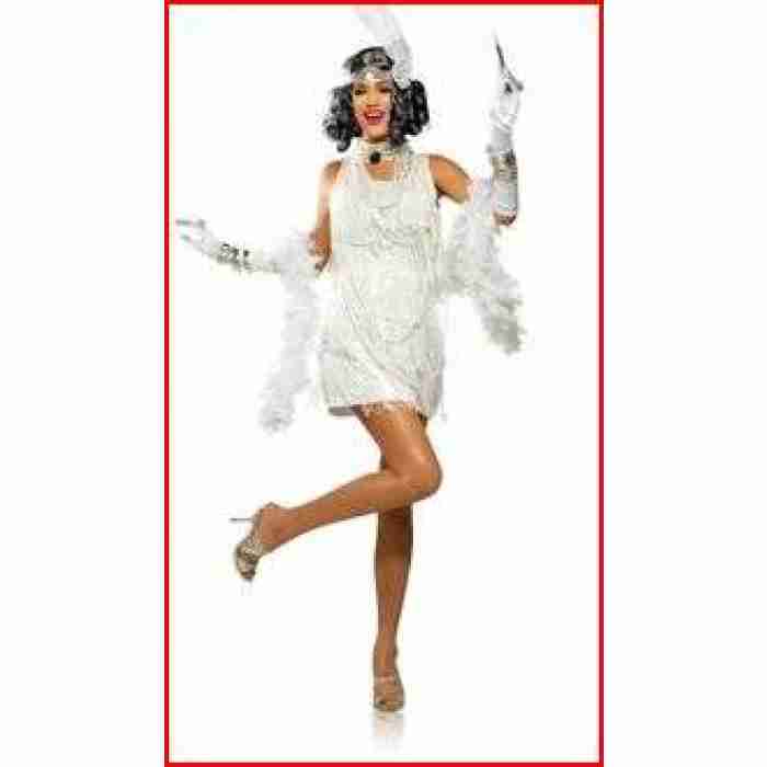 Snazzy Flapper Metallic White img