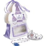 Sofia Satin Bag With Tiara And Amulet