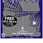 Spiderweb Party Decoration - Black