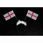 St. George Cross Furry Flag Headband