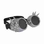 Steam Punk Goggles With Rivet - Chrome