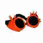 Steam Punk Goggles With Rivet - Neon Orange