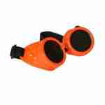 Steam Punk Goggles W/o Rivet - Neon Orange