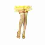 Stocking Fishnet Neon Yellow