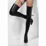 Stocking Wet Look Black