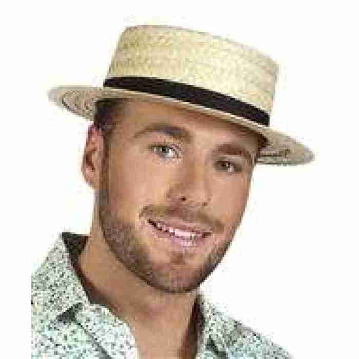 Straw Boater Hat img