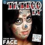 Sugar Skull Costume Face Kit
