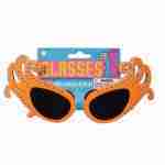 Sunglasses - 80s Swirly Bling (Orange