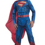 Superman Child Costume Vector Print