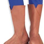 Superman molded adult boot tops