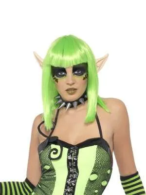 Green elf outlet wig