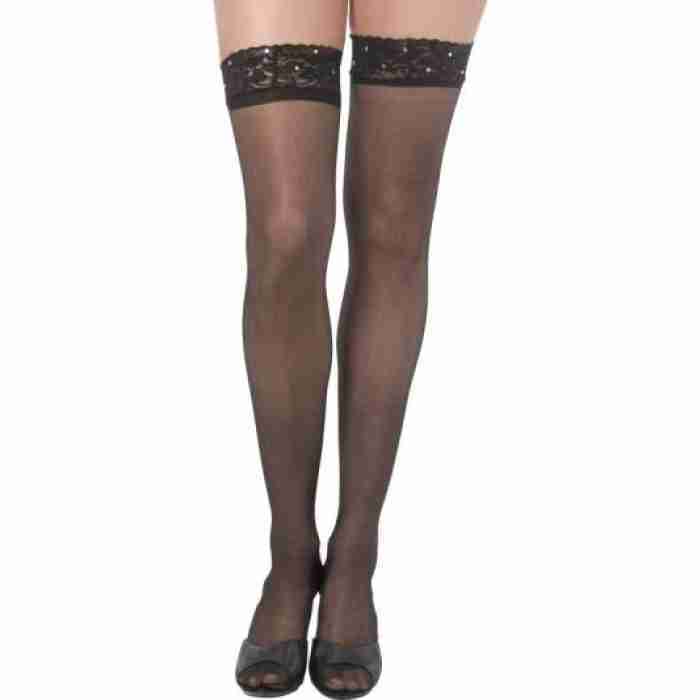 Thigh High Stockings Black 30291