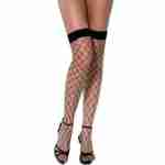 Thigh High Stockings - Diamond Net