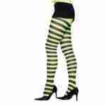 Tights - Green and Black Striped