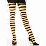 Tights- Orange and Black Striped