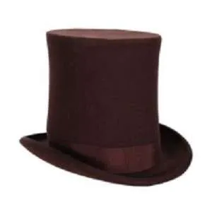 Tall Top Hat brown 