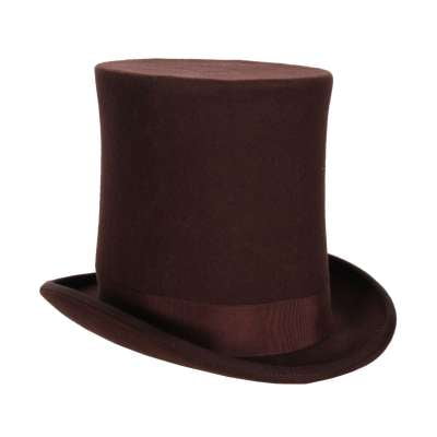 Top Hat Deluxe - Brown - Carnival Store